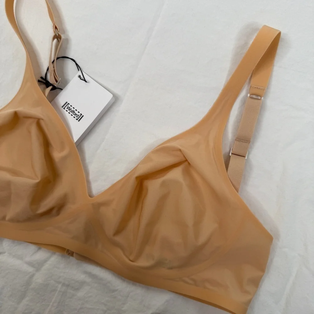 Wolford Nude Wireless Bra Extra Small